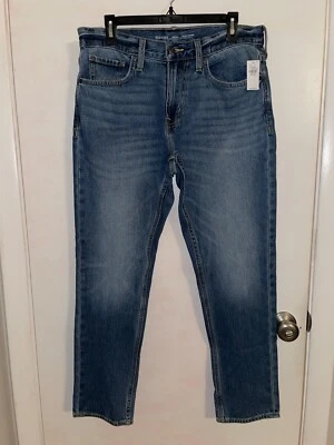 NWT Old Navy Men's Size 33X32 Slim Taper Jeans Blue Denim 5 Pocket Built-in Flex - Image 1 of 3