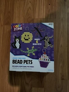 NEW-Kids Color Zone Create Your Own DIY Bead Pets Kit Ages 6+ Gift Keychain - Picture 1 of 6