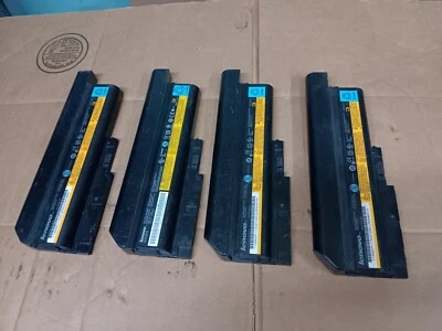 Lot of 4 Genuine 9 Cell IBM Lenovo ThinkPad Battery T60 T60p T61 T61p R60 PARTS - Image 1 of 4
