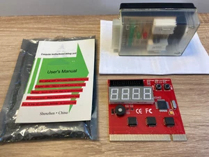 Interner Mainboard Tester PCI-Port + Netzteil Tester Max 20 Pin PC - Bild 1 von 4