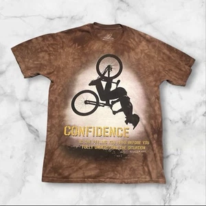 The Mountain T-shirt - Confidence Biker Graphic - Bargain Basement Pricing - Picture 1 of 6