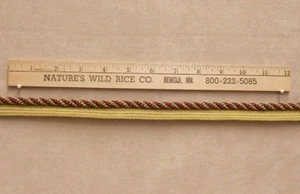 Beautiful Twisted Cord Trim With Lip Burgundy Gold Blue 92" Length 3/8" Wide NEW - Picture 1 of 2