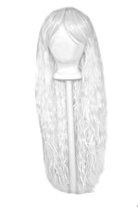 Peluca sintética de 30" corte prensado con flequillo largo recto Blancanieves Juegos con disfraces NUEVO - Imagen 1 de 3