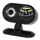 Universal Two-In-One Car Compass Ornament With Thermometer Removable Car Compass