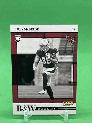 Trey McBride BW21 2022 Panini Instant Black & White Rookie RC - Print Run: 649 - Image 1 of 3