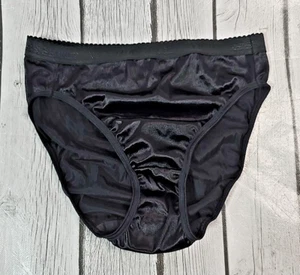 Victoria's Secret VINTAGE 90's Satin Signature Waistband Brief Panties SMALL - Picture 1 of 4