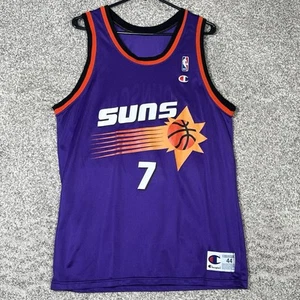 Phoenix Suns Kevin Johnson Champion Jersey Mens Large Purple NBA Vintage 90s - Picture 1 of 8
