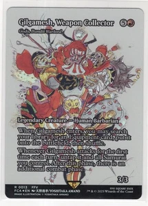 Magic The Gathering Final Fantasy Through The Ages Lámina Rara #0013 Coleccionista de Armas Gilgamesh - Imagen 1 de 1