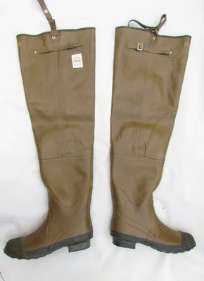 FLO-LITE Hip Waders Steel Shank Insulated Size 13 - Image 1 of 4