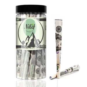 Dollar Pre Rolled Cones | King Size | 50 Pack | 100 Hundred Dollars Bill Roll... - Picture 1 of 9