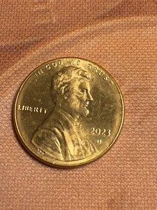 2022 Denver Lincoln Cent Double Die Reverse - Picture 1 of 6