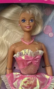 Delightful 1995 Vintage Foam N Color Barbie with Pink Foam 14457, Neu in OVP - Bild 1 von 7