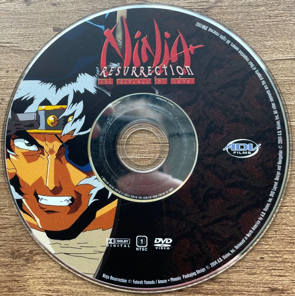 Ninja Resurrection - Revenge of Jubei DVD Disc Only 2004 - Image 1 of 1