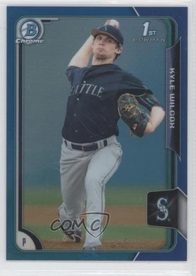 2015 Bowman Draft Chrome Blue Refractor /150 Kyle Wilcox #72 - Image 1 of 2