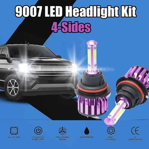 COB 9007 HB5 Led headlight bulb kit 1320W 198000LM High/low beam 6000K white HID - Picture 1 of 12