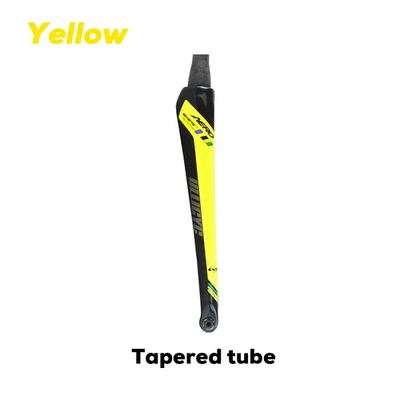  Road Bike Carbon Fork 12 *100mm Thru Axle Disc Brake Round/Tapered Tube Fork - Image 1 of 4