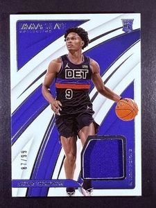 2023-24 Panini Immaculate Ausar Thompson Swatches #/99 SP RC Rookie Pistons - Picture 1 of 2
