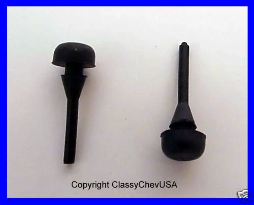 1941 1942 1946 Chevy Truck GLOVE BOX rubber Bumpers 2 pc - 434-E Made in USA - Image 1 of 1