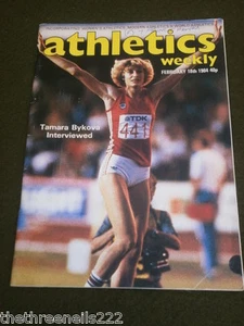 ATHLETICS WEEKLY - TAMARA BYKOVA - FEB 18 1984 - Picture 1 of 1