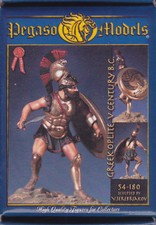 PEGASO MODELS 54-180 - GREEK OPLITE V CENTURY BC - 54mm WHITE METAL NUOVO