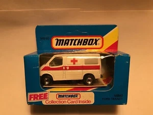 Matchbox Superfast #60 Ford Transit Ambulance in international box with card - Picture 1 of 10