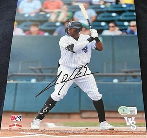 Oscar Colas White Sox autosigniert 8x10 Foto Beckett ZEUGEN COA - Bild 1 von 1