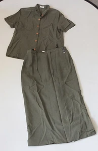 * Bonita Sommer Leinen Kostüm Rock Bluse Gr. 44 L TOP - Bild 1 von 5