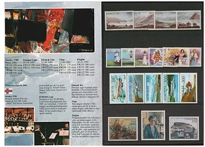 FAROE ISLANDS FOROYA 1985 YEAR PACK PRESENTATION FOLDER MINT NEVER HINGED - Picture 1 of 2