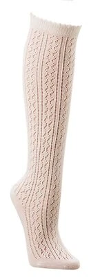 WOWERAT Trachtenstrümpfe Häkellook Trachten Kniestrümpfe Dirndl Landhaus Oktoberfest