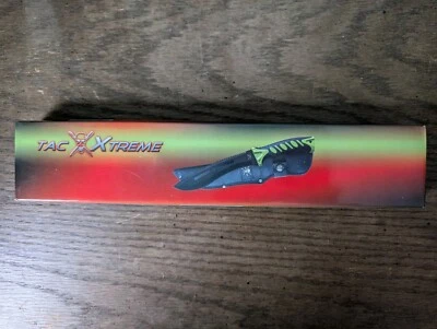 Tac Xtreme 12" Negro Hoja SS Mango Verde y Negro con Funda TX-11GB Foto 1 de 4