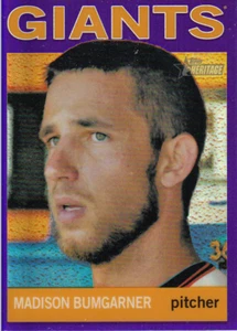 2013 Topps Heritage Chrome Purple Refractor #HC81 Madison Bumgarner - NM-MT - Picture 1 of 1