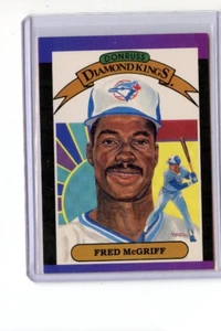 1989 Donruss Diamond Kings Fred McGriff Toronto Blue Jays #16 🚀😳💥 Mint - Picture 1 of 2