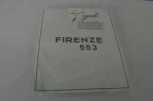 New Fogal Women's Pantyhose Size Small Firenze 553 Blanc 200 Embroidered White - Picture 1 of 6