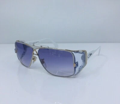 Nuevas Gafas de Sol Cazal 955 - M. 955 Col. 332 Blanco y Dorado 63-11-120mm Hecho en Alemania Foto 1 de 4