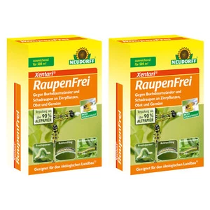 Neudorff Raupenfrei XenTari 2x 25 g gegen Buchsbaumzünsler Raupen bekämpfen - Bild 1 von 5