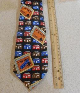 Vintage Real estate House for Sale 90s New Neck Tie Fratello - Picture 1 of 5
