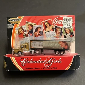 COCA-COLA Matchbox Truck & Trailer Calendar Girls September - October2001 - Picture 1 of 6