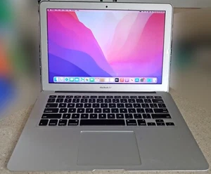 MacBook Air 2017 13" A1466 Intel Core i5-5350U 1.8ghz 128GB 8GB Monterey OS - Picture 1 of 11