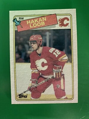 1988-89 Topps Hakan Loob Calgary Flames #110 - Image 1 of 2