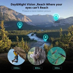 Day Night 40X60 HD Hunting Binoculars Powerful Hiking U3X9 Ca 6.4° A6Y0 - Picture 1 of 11