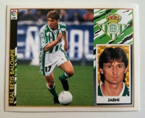 *VERY RARE* Robert JARNI Real Betis Panini East League 1997 1998