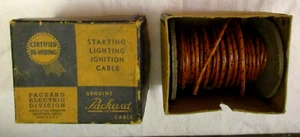 Vintage Genuine Packard Cable 14-Gauge 100 Ft Spool Part No 5021 In Original Box - Bild 1 von 13