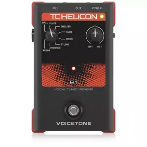 Tc Helicon Vocal Reverb Pedal Voicetone R1 0.91 Pound VOICETONE R1 - Picture 1 of 4