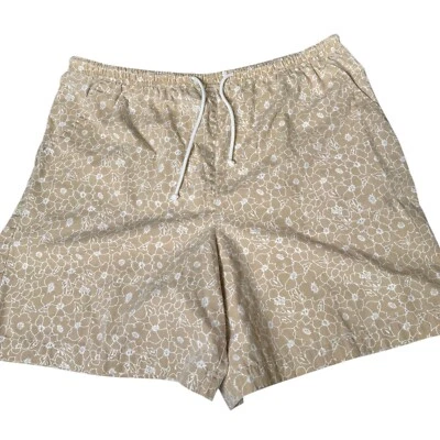 Pantalones Cortos Blair Vintage Años 90 Estampado Floral Informales Cómodos Salón Cordón Cintura LG Foto 1 de 4