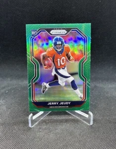 2020 Panini Prizm Jerry Jeudy RC Green Prizm #314 - Browns Rookie Card - Picture 1 of 2