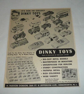 Anuncio Dinky Toys 1955 ~ Es divertido de coleccionar - Imagen 1 de 1