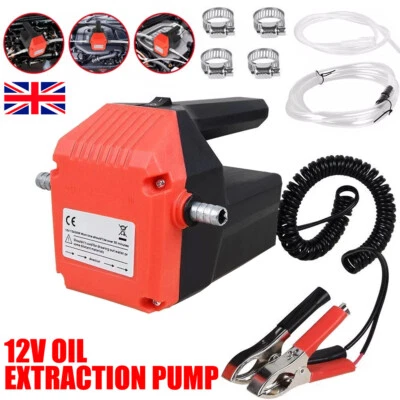Electric Car Diesel Engine Oil Change Transfer Extractor Suction Syphon PUMP 12V
