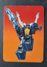 1985 Hasbro Transformers Series 1 #112 SHRAPNEL Action Card