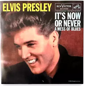 Elvis Presley-It's Now Or Never/Mess Of Blues-Red Virgin Vinyl 180G (Brand New) - Imagen 1 de 6
