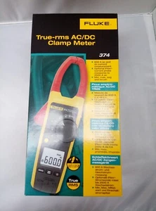 FLUKE 374 FC TRUE RMS AC/DC CLAMP METER WIRELESS WITH FLUKE CONNECT 600V 600A - Picture 1 of 10